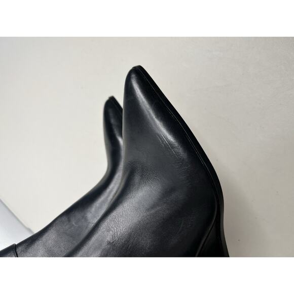 Sam Edelman Weslie Leather Wedge Ankle Boots Pointed Toe Women’s Size 8.5 - Picture 6 of 11